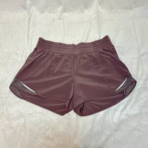 PREOWNED - Hotty Hot High-Rise Lined Short - 4" - Violet Verbena